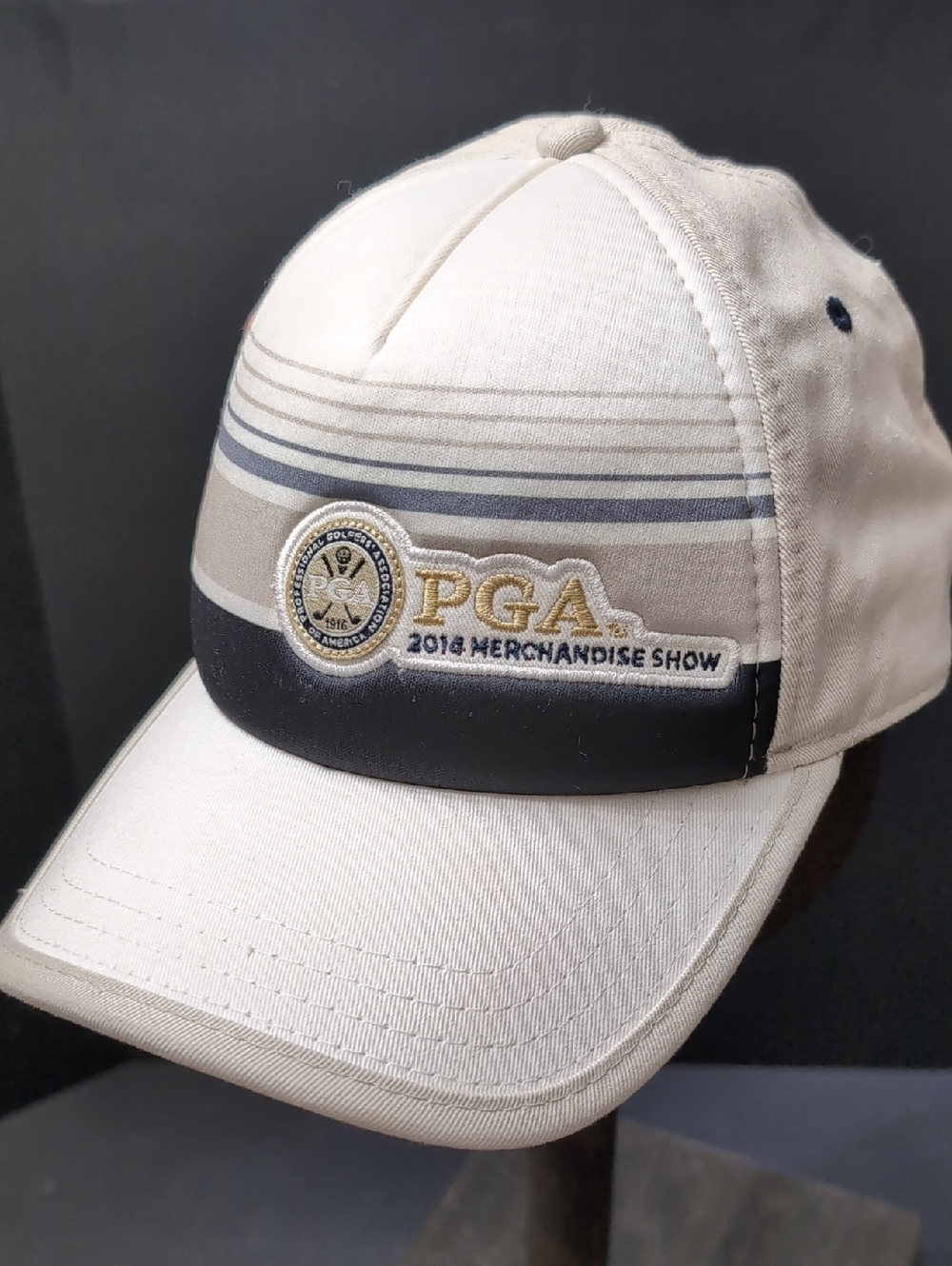 Pukka Headwear Mens Tan/White NWT,PGA Golf Hat.